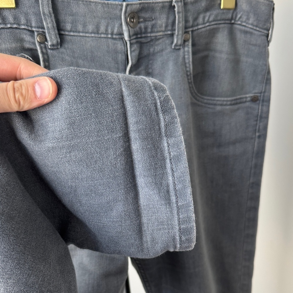 Patagonia Slim Straight Jeans in Grey Wash - Picture 5 of 13